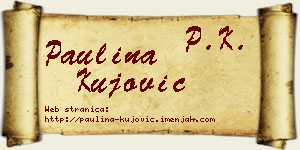 Paulina Kujović vizit kartica